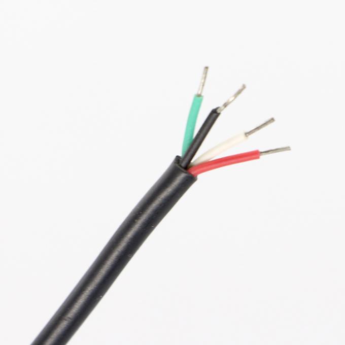 Montagem personalizada Fêmea RJ45 Socket para abrir Soldadura em lata 4 fios Cabo de cola de porco 2