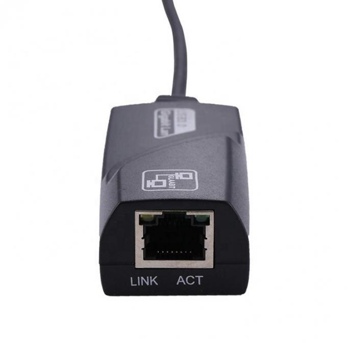 Alta compatibilidade USB 3.1 Tipo C Macho para Gigabit RJ45 Ethernet Adaptador de rede LAN para computador portátil 2