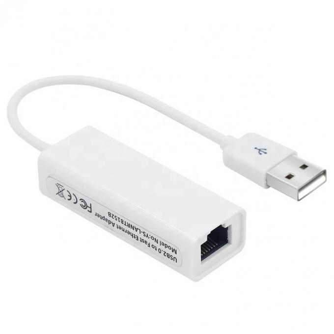 Plug and Play RTL8152B 100M Gigabit USB para RJ45 Ethernet Lan Adaptador de Rede para Laptop 2
