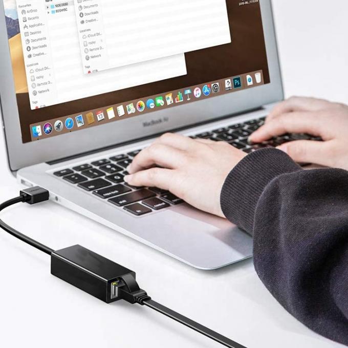 Plug and Play 1000Mbps USB 3.0 para Gigabit RJ45 Ethernet Adaptador de rede LAN para computador portátil 2