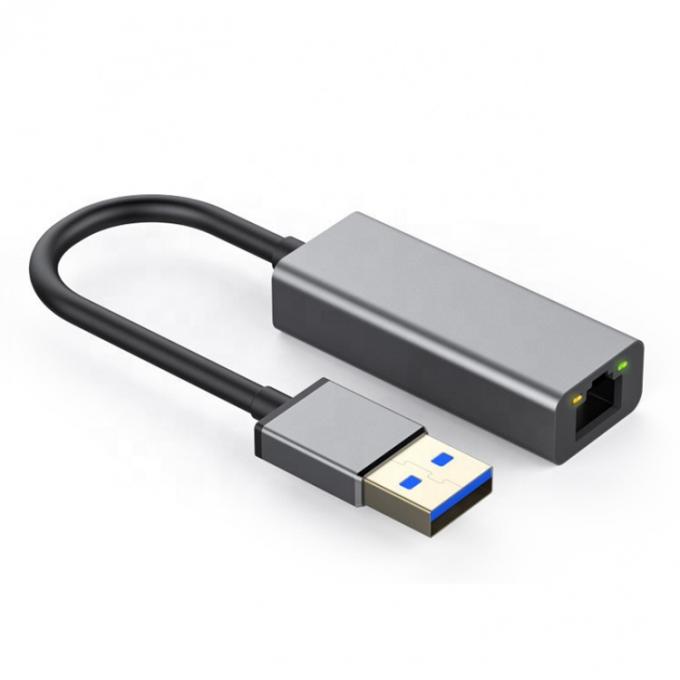 Super velocidade 1000Mbps Metal Shell USB 3.0 para Gigabit RJ45 Ethernet Adaptador 0