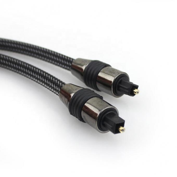 Cabos ópticos de fibra óptica Toslink Spdif de alta qualidade 3