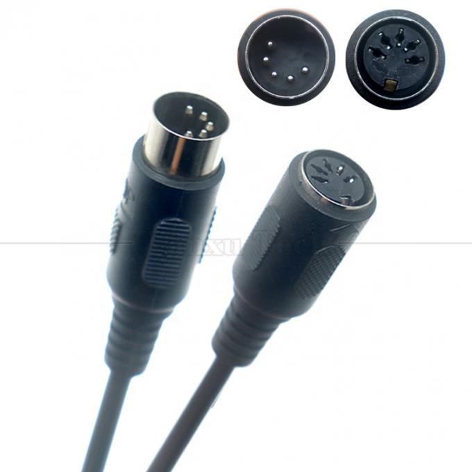Cabos de extensão de alta qualidade 1M 3M 5M de homem para mulher MIDI 5 PIN DIN para guitarra de teclado de áudio 2