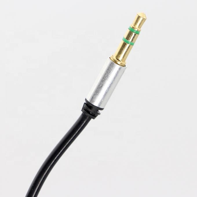CUSTOM 1M 2M 3M bobina espiral de moagem macho a macho 3.5mm Jack Stereo Aux áudio cabo 3