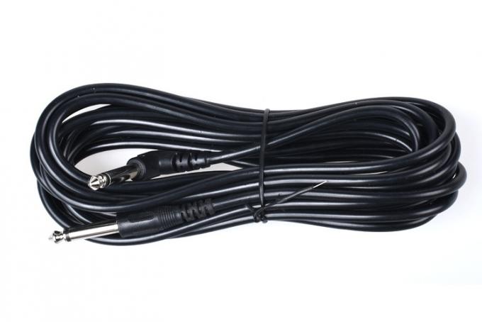 Personalização 10FT 90 Graus para Direito 1/4 6.35mm TS Jack Instrument Patch Guitar Cable 4