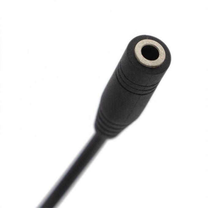RJ9 RJ10 para Fêmea 3.5mm CTIA Plug Audio Jack Headset Adaptador de cabo para telefone de escritório 2