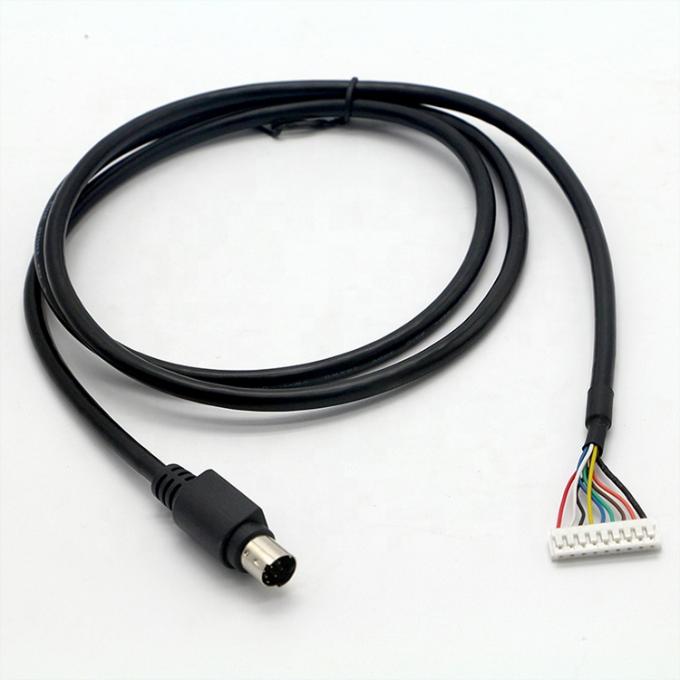 CUSTOM S Video 8 PIN Mini DIN para 9 PIN JST Conector PC Controlador de motor cabo 0