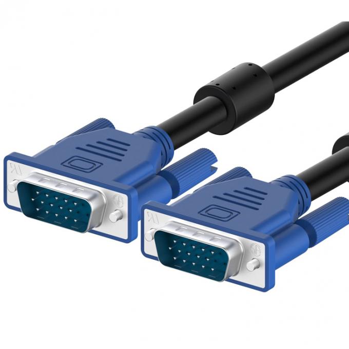 1M 1.5M 2M 3M 5M 1080P macho a macho HD DB 15 PIN VGA para VGA Monitor Cable para PC Computador 0