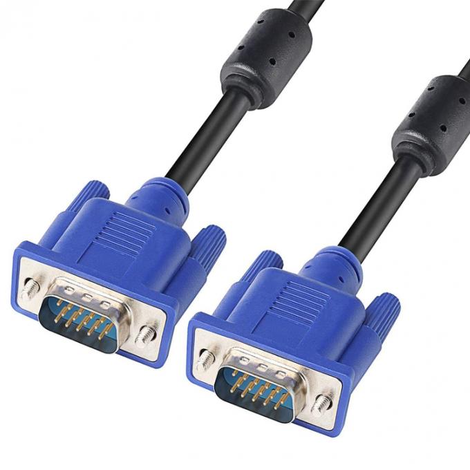 1M 1.5M 2M 3M 5M 1080P macho a macho HD DB 15 PIN VGA para VGA Monitor Cable para PC Computador 1
