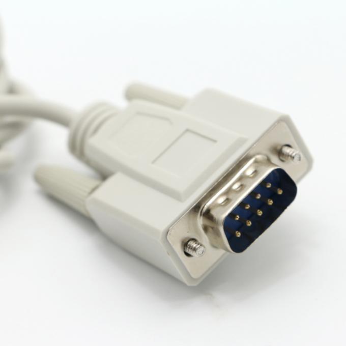 OEM Shield Homem para Mulher DB9 RS232 9 Pin Directo Através de Extensão Serial Data Cable 2