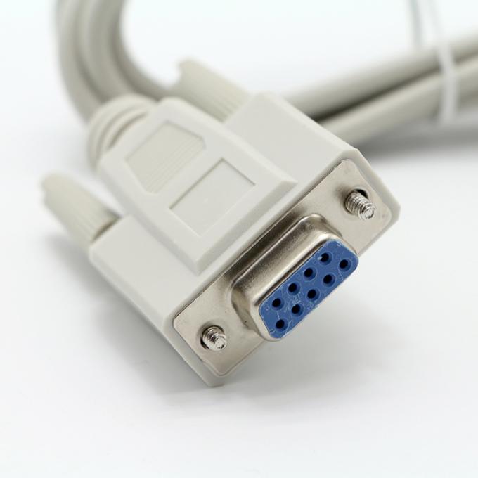 OEM Shield Homem para Mulher DB9 RS232 9 Pin Directo Através de Extensão Serial Data Cable 1