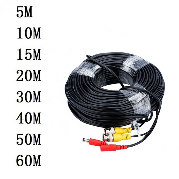 CUSTOM 5M 10M 20M Homem Mulher Assembleia de segurança RG59 vídeo BNC DC Power SDI Cable de câmera de vigilância 3