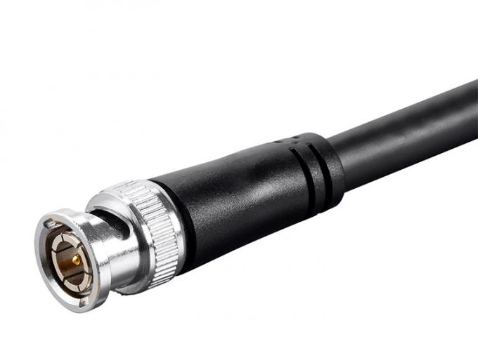 SDI Assembly Security CCTV Camera Coaxial Video Power BNC Jack Conector masculino para o cabo BNC 3