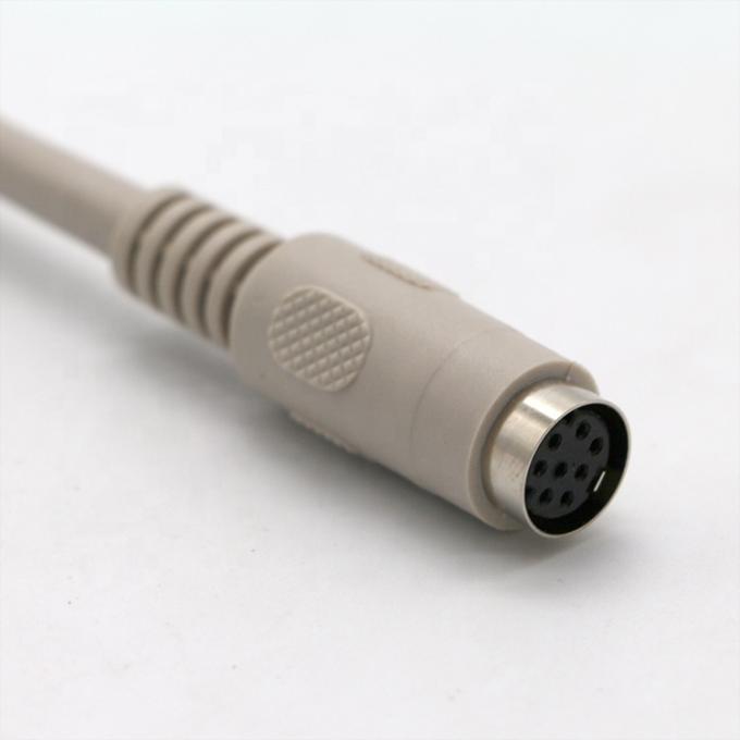 0.2M 0.5M 1M 2M 3M 5M 8 PIN Mini Din Fêmea para cabo de extensão RJ45 1