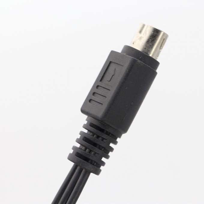 9 Pin Mini Din para 3 RCA S Video Audio Cable para TV Displays Receptor de Áudio e Vídeo 2