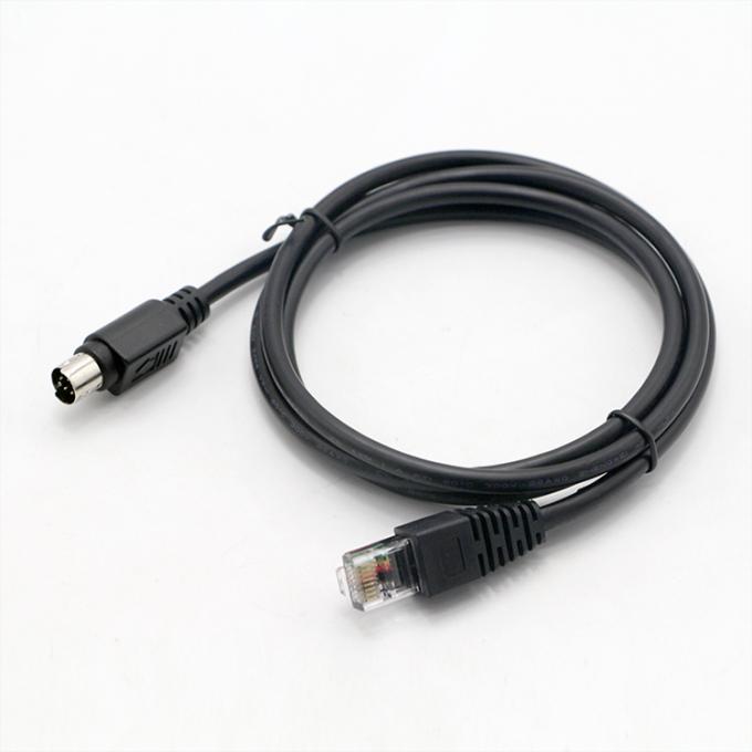 Cabos de conector RJ45 a 8 pines Mini Din 1