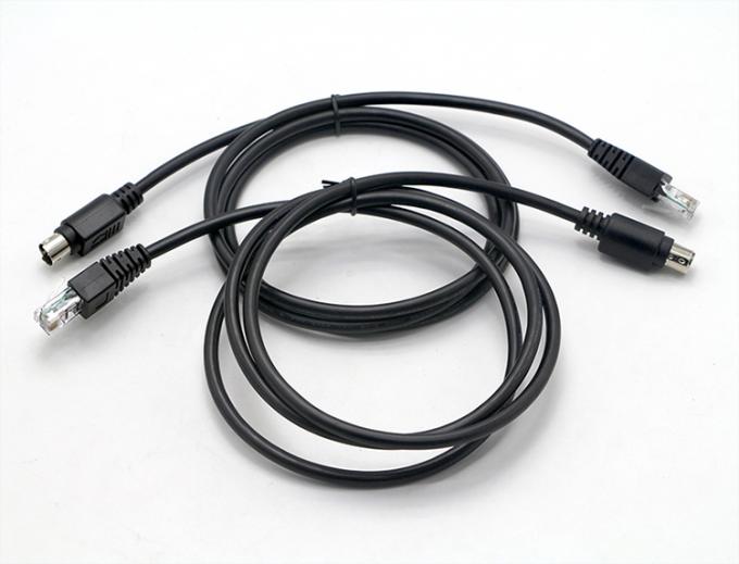 Cabos de conector RJ45 a 8 pines Mini Din 3