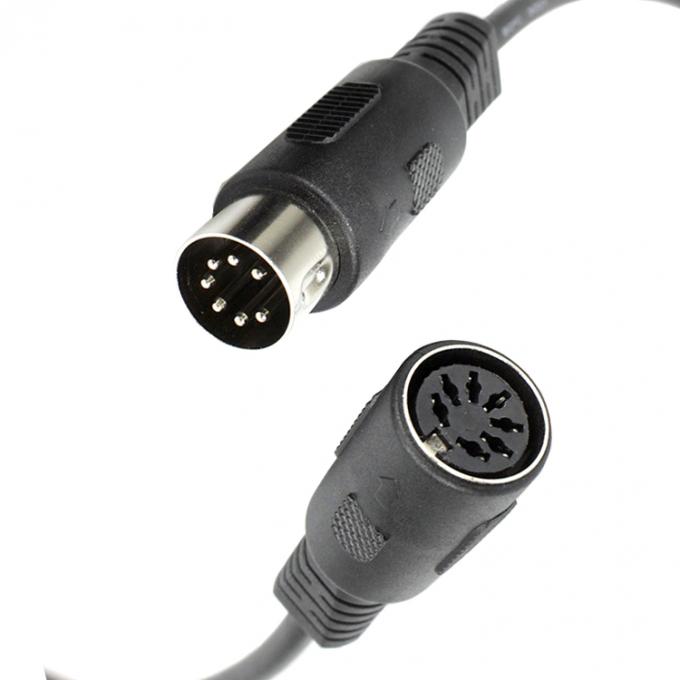 OEM Shield S Vídeo Áudio Homem para Homem Fêmea 3 4 5 6 7 8 9 10 13 PIN MIDI DIN cabo de extensão 3