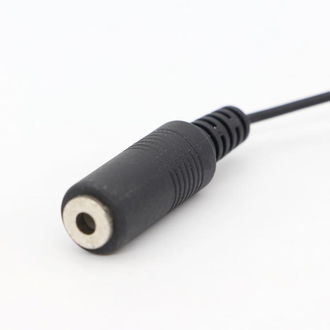 CUSTOM 3.5mm Jack 1 homem para 2 Mulher Y Splitter Headphone Jack Mic PC Áudio TRS Splitter Cable 3