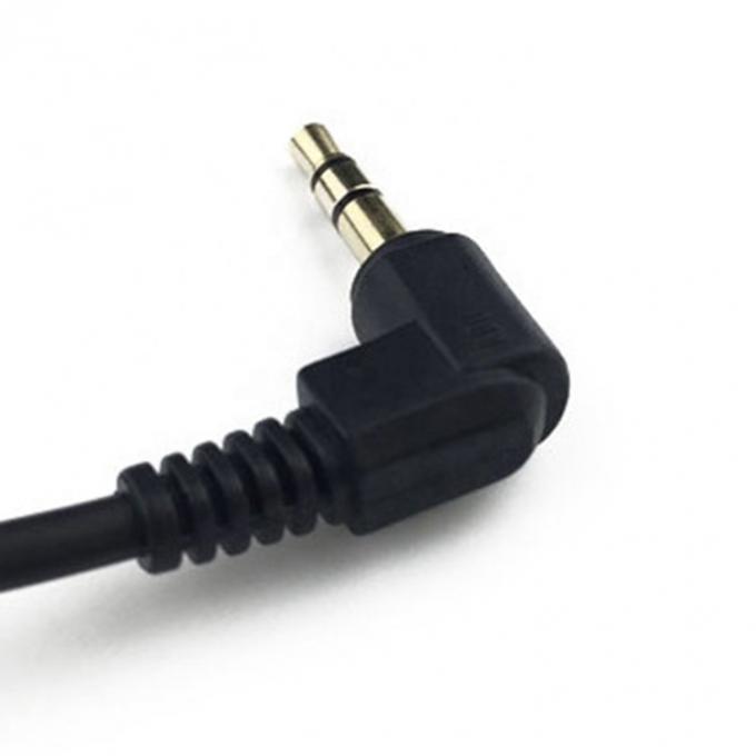 Moinho em espiral de 90 graus em ângulo direito 3,5 mm Jack para 3,5 mm Jack TRS Stereo Audio Cable 3