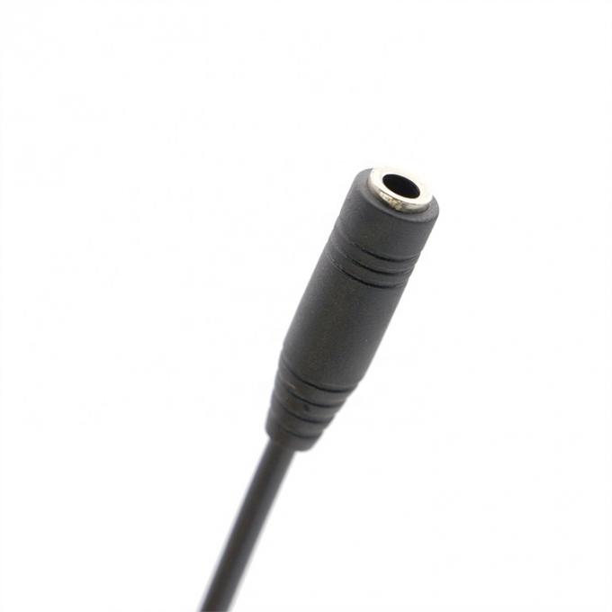 CUSTOM RJ9 RJ10 para Mulher 3.5mm Audio Jack Headset Adaptador Cable para telefone de escritório 4