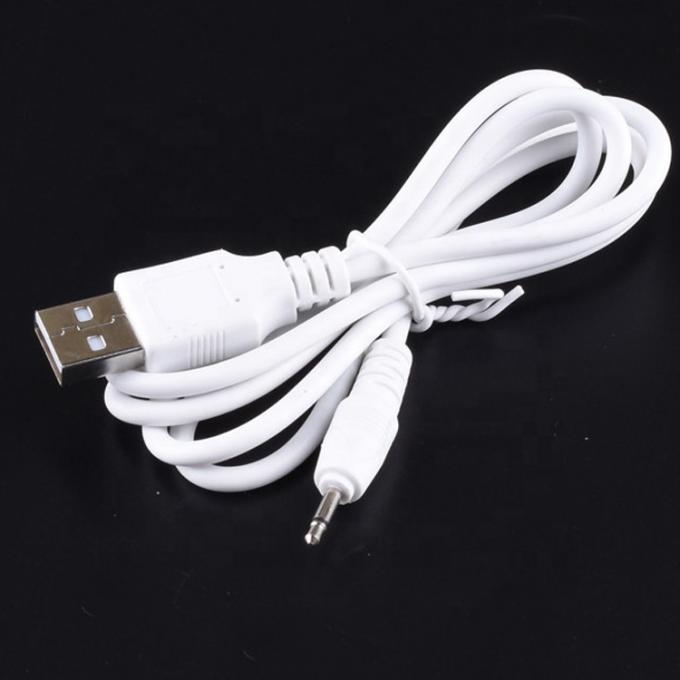 USB personalizado para cabo de carregamento de 2.5mm Mono Audio Jack DC 3