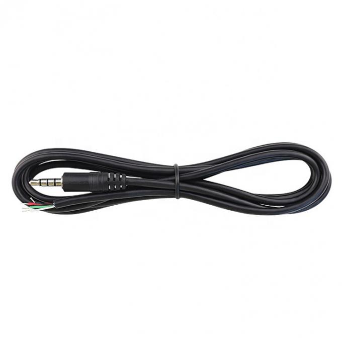 Custom 4 Poles TRRS 3.5mm Jack de áudio estéreo para cavalo de porco despojado 0