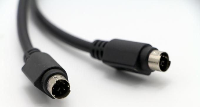 Custom Homem para Homem 6 PIN Mini DIN Plug Vídeo Áudio MIDI cabo de extensão Para PS2 teclado 3