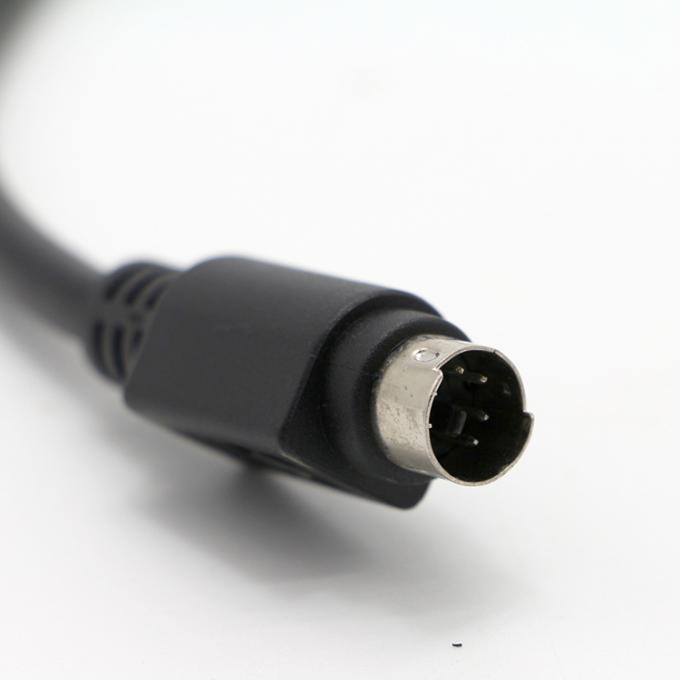 Custom Homem para Homem 6 PIN Mini DIN Plug Vídeo Áudio MIDI cabo de extensão Para PS2 teclado 2