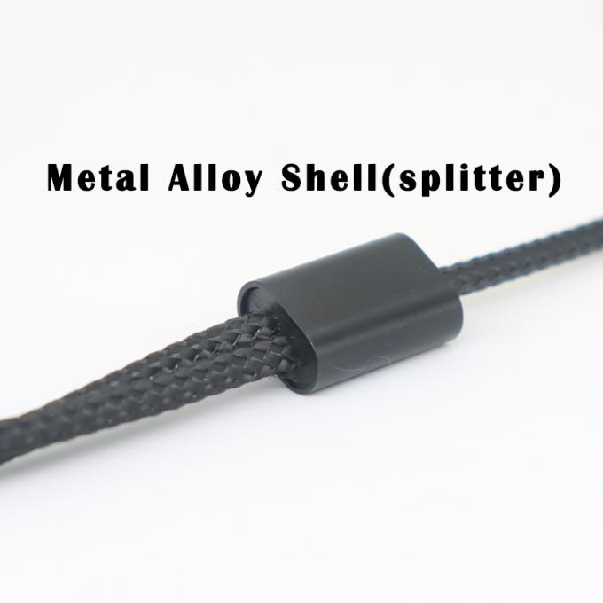 1 entrada para 2 saída forma Y 3,5 mm AUX microfone de áudio estéreo fone de ouvido splitter adaptador cabo 4