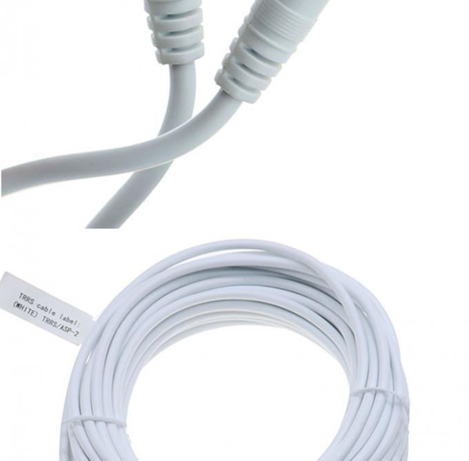 3.5mm Homem para Homem Fêmea Stereo AUX 3 Polos TRS 4 Polos TRRS Mono Jack Microfone Patch Audio Extension Cable 4