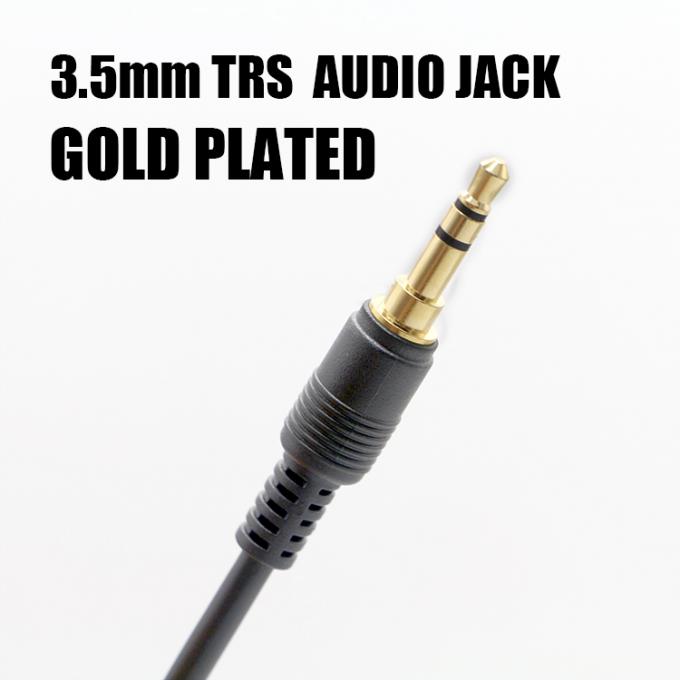 OEM Revestimento de ouro 1M 2M 3M macho a macho 3.5mm Jack Auxiliar alto-falante cabo de áudio estéreo 1