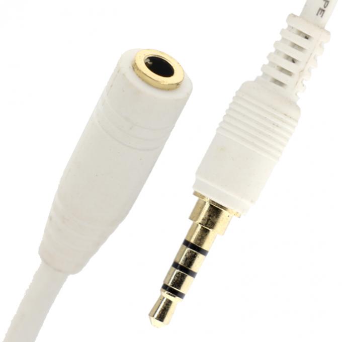 1m 2m 3m 3.5mm 4 Poles TRRS Jack masculino para 3.5mm TRRS Feminino Stereo Aux Audio Extension Cable 0