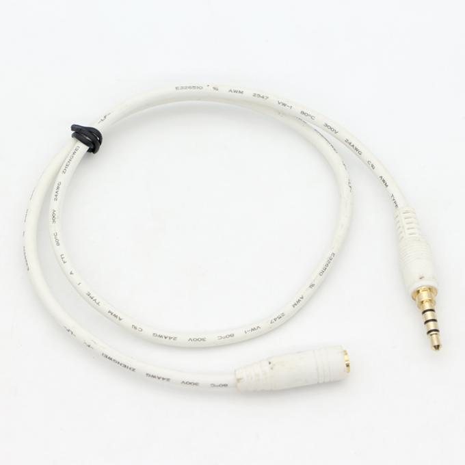 1m 2m 3m 3.5mm 4 Poles TRRS Jack masculino para 3.5mm TRRS Feminino Stereo Aux Audio Extension Cable 4