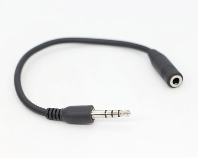 3.5mm Jack TRRS macho a 3.5mm Jack TRRS feminino Stereo Aux Audio Extension Cable 4