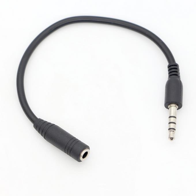 3.5mm Jack TRRS macho a 3.5mm Jack TRRS feminino Stereo Aux Audio Extension Cable 3