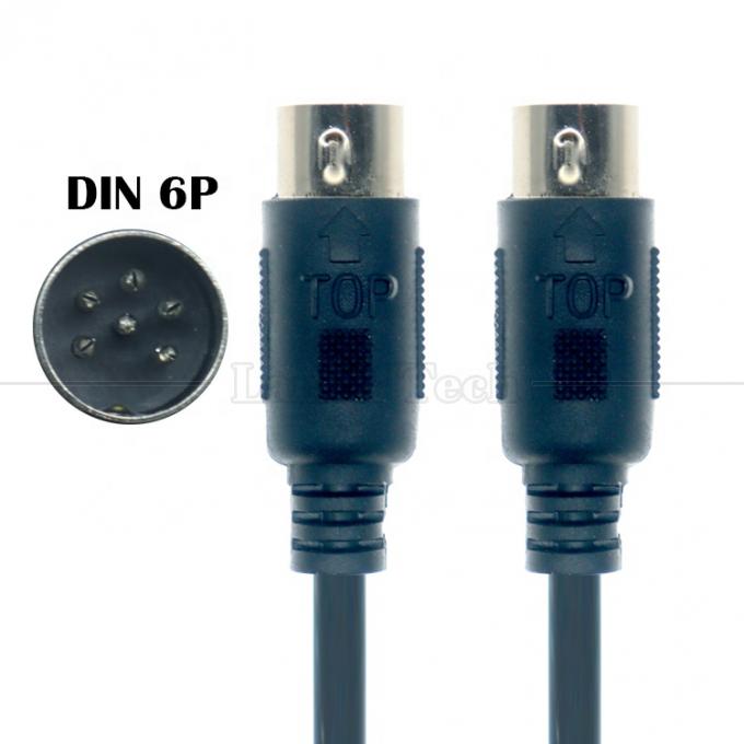 0.2m 1m 2m 3m Shield Homem para Homem MIDI 6 Pin Din Cable de Extensão para teclado Microfone Guitarra 2