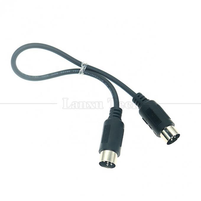 0.2m 1m 2m 3m Shield Homem para Homem MIDI 6 Pin Din Cable de Extensão para teclado Microfone Guitarra 1