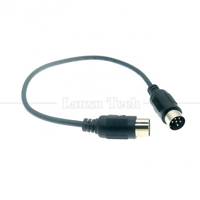 0.2m 1m 2m 3m Shield Homem para Homem MIDI 6 Pin Din Cable de Extensão para teclado Microfone Guitarra 0