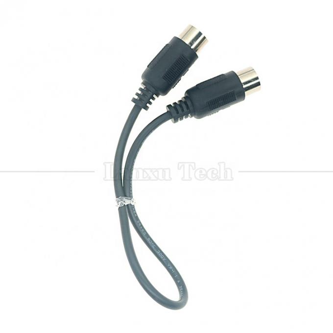 0.2m 1m 2m 3m Shield Homem para Homem MIDI 6 Pin Din Cable de Extensão para teclado Microfone Guitarra 4