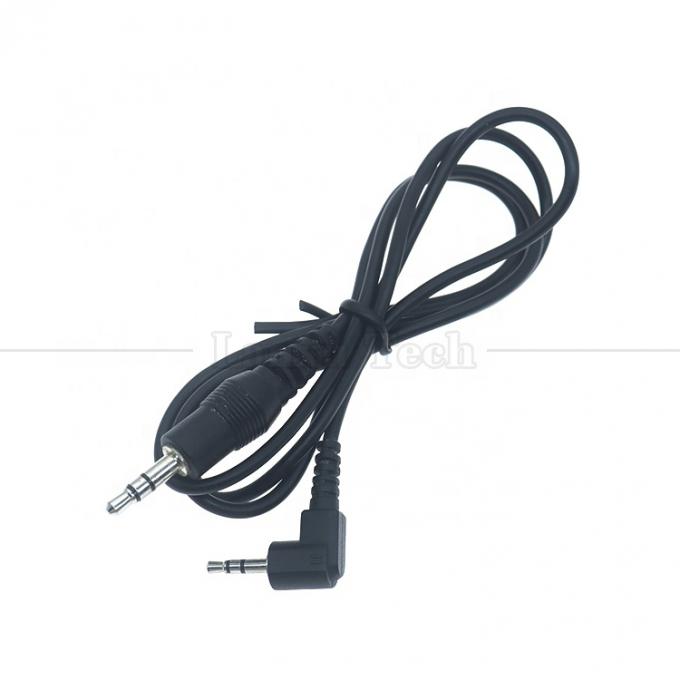 Personalização 2,5 mm macho a 90 graus ângulo direito 3,5 mm macho Jack estéreo Aux conversor de áudio adaptador cabo 0