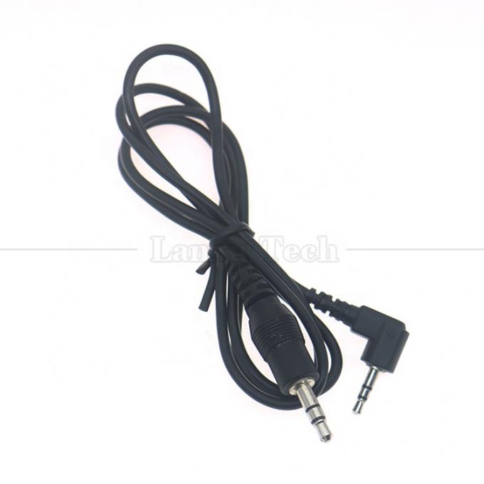 Personalização 2,5 mm macho a 90 graus ângulo direito 3,5 mm macho Jack estéreo Aux conversor de áudio adaptador cabo 4