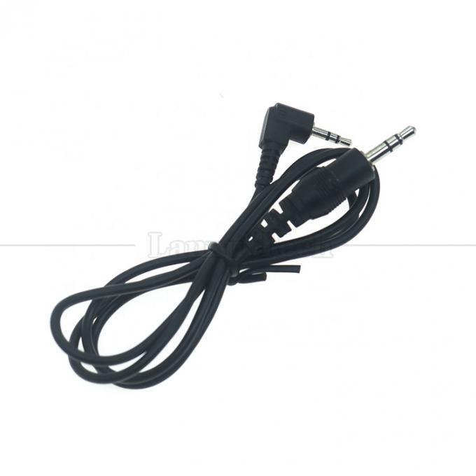 Personalização 2,5 mm macho a 90 graus ângulo direito 3,5 mm macho Jack estéreo Aux conversor de áudio adaptador cabo 2