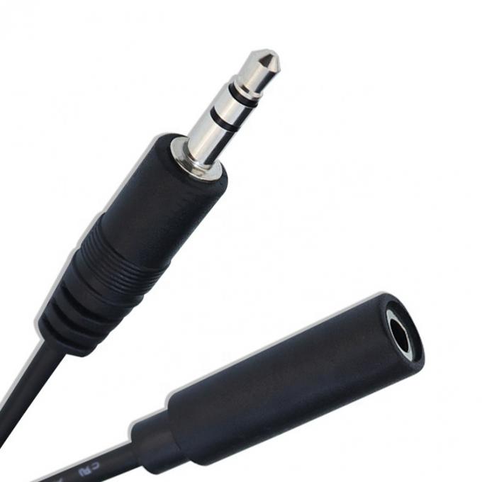 1m 3m 5m 3 Poles Trs Homem para Mulher 3.5mm Audio Jack Cable 3