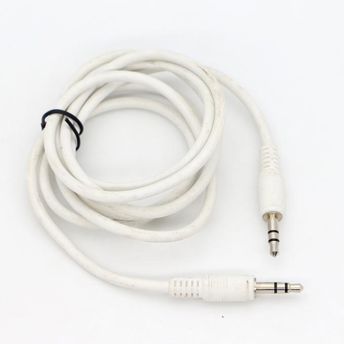 Fabricação personalizada de macho para macho 3.5 mm TRS Audio Jack Stereo Cable para alto-falante 1