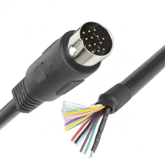 1M 2M Shield 13 PIN Din Conector para Cable Pigtail Open Wire 1