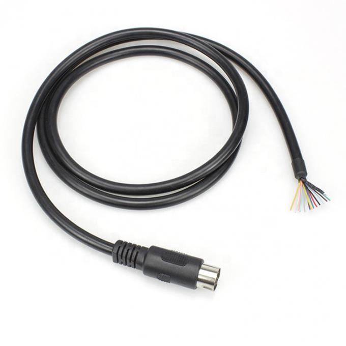 1M 2M Shield 13 PIN Din Conector para Cable Pigtail Open Wire 0