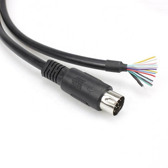 1M 2M Shield 13 PIN Din Conector para Cable Pigtail Open Wire 2