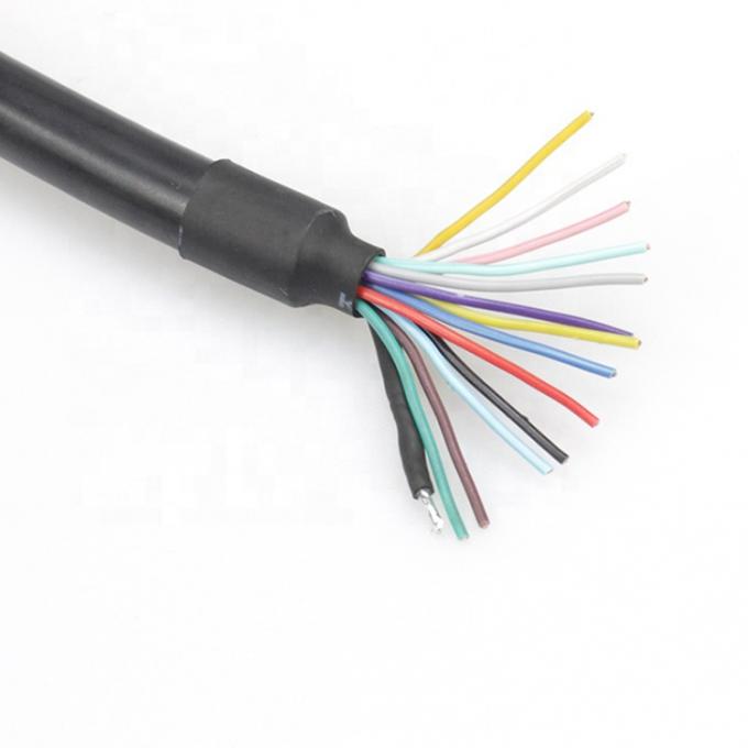 1M 2M Shield 13 PIN Din Conector para Cable Pigtail Open Wire 4