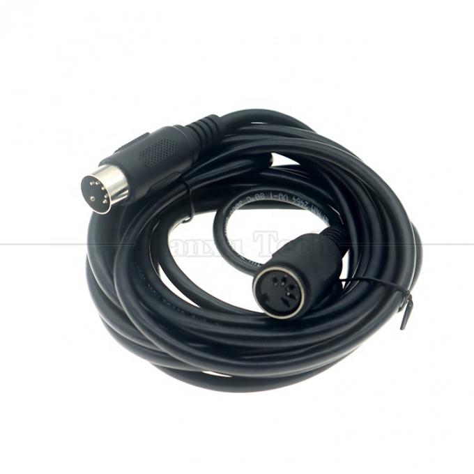 Cabos de extensão de alta qualidade 1M 3M 5M de homem para mulher MIDI 5 PIN DIN para guitarra de teclado de áudio 1